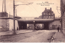 Nouveau pont de Chemin de fer Rue de Courcelles