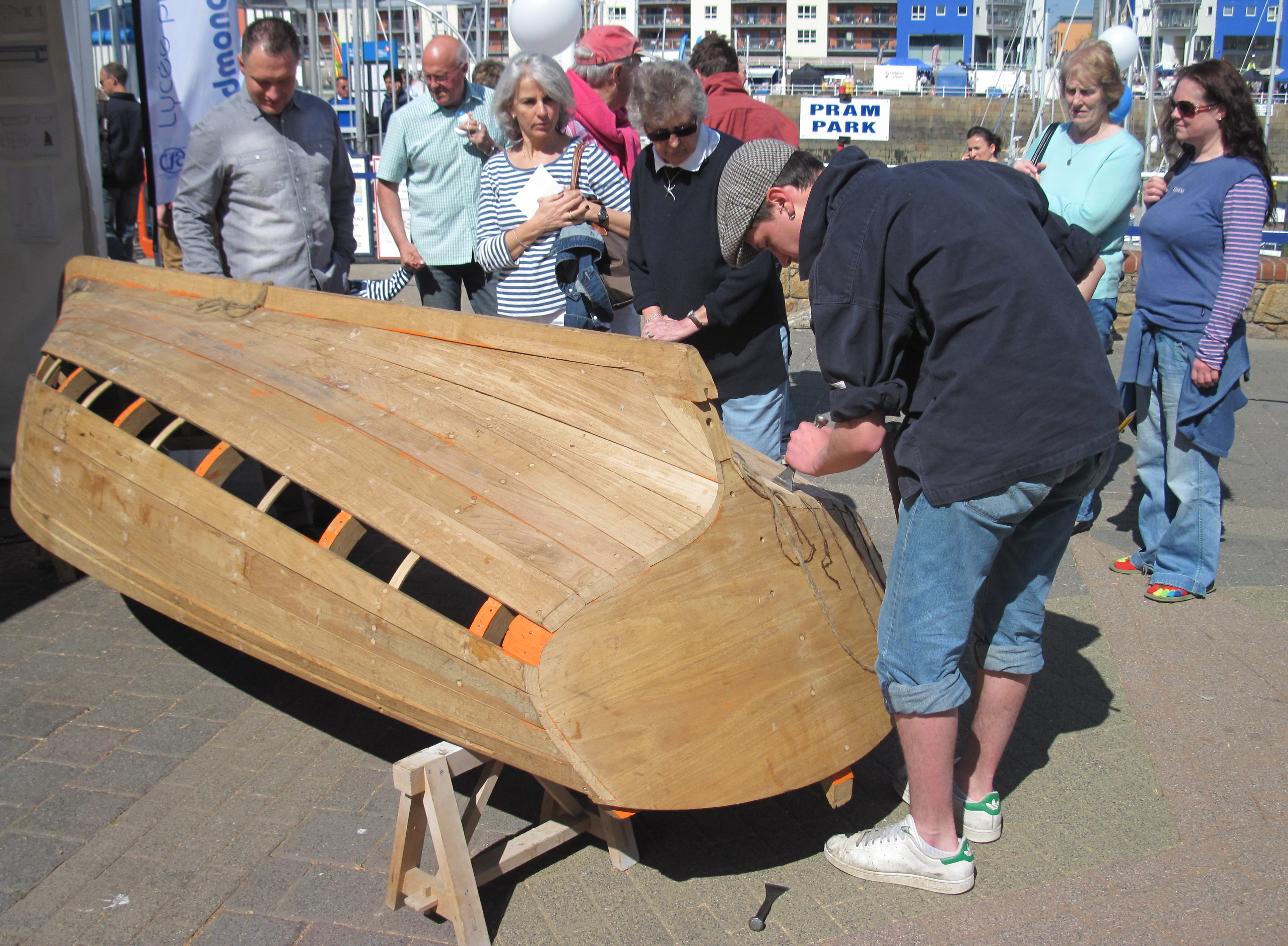 There wouldn't be much point in learning to sail if there wasn't also plenty of people learning how to build boats.