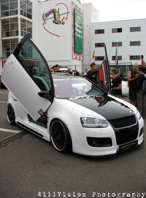 https://upload.wikimedia.org/wikipedia/commons/3/3f/Tuning_-_VW_Golf_V_Euro_with_lambo_doors_look_by_WillVision_-_Flickr_-_WillVision_Photography.jpg