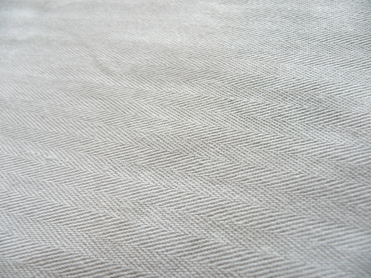 Corset Coutil Fabric White Herringbone 100% Cotton Fabric-by-the