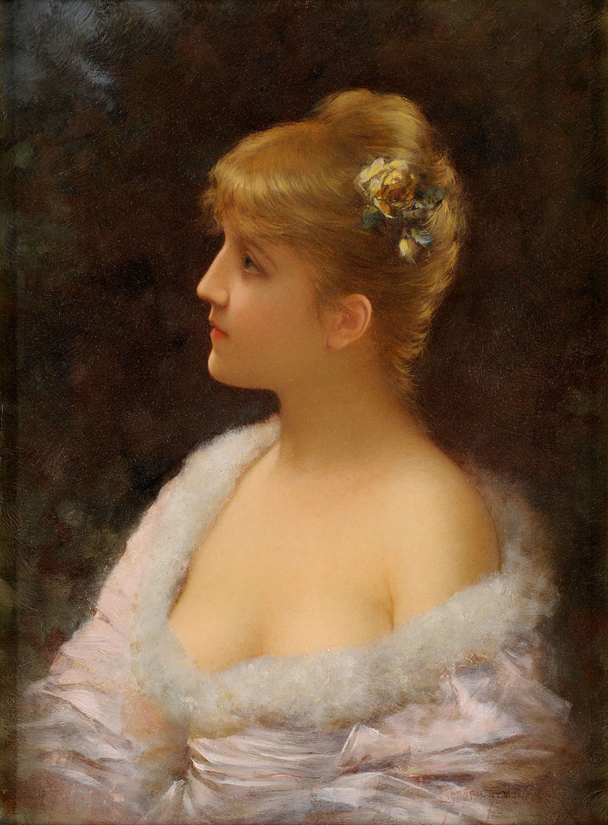 Young Beauty by Emile Eisman-Semenowsky, 1887.jpg