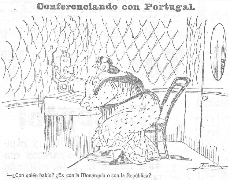 Conferenciando con Portugal, 22 de enero de 1919.