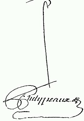 File:Bastille lettre 1759 (cropped) - Signature Jean-Fréderic Phélypeaux de Maurepas.jpg