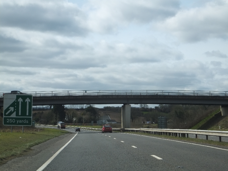 File:Bridge over A30 at junction with A395 - geograph.org.uk - 2841892.jpg