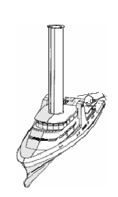 Рисунок из проекта судна Калипсо II