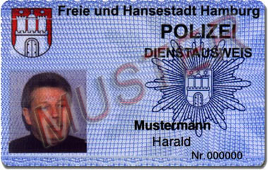 Dienstausweis polizei hamburg