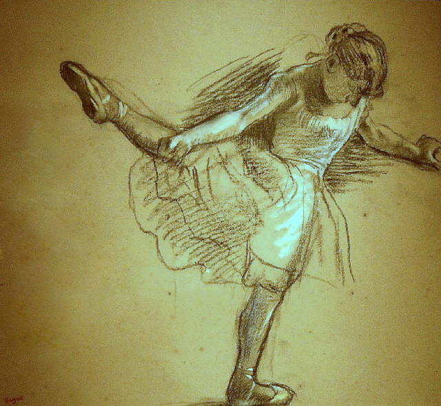 Danseuse Debout, Le Bras Derrière la Tête by Edgar Degas - 10 X 13 Inc –  Artistica Fine Art