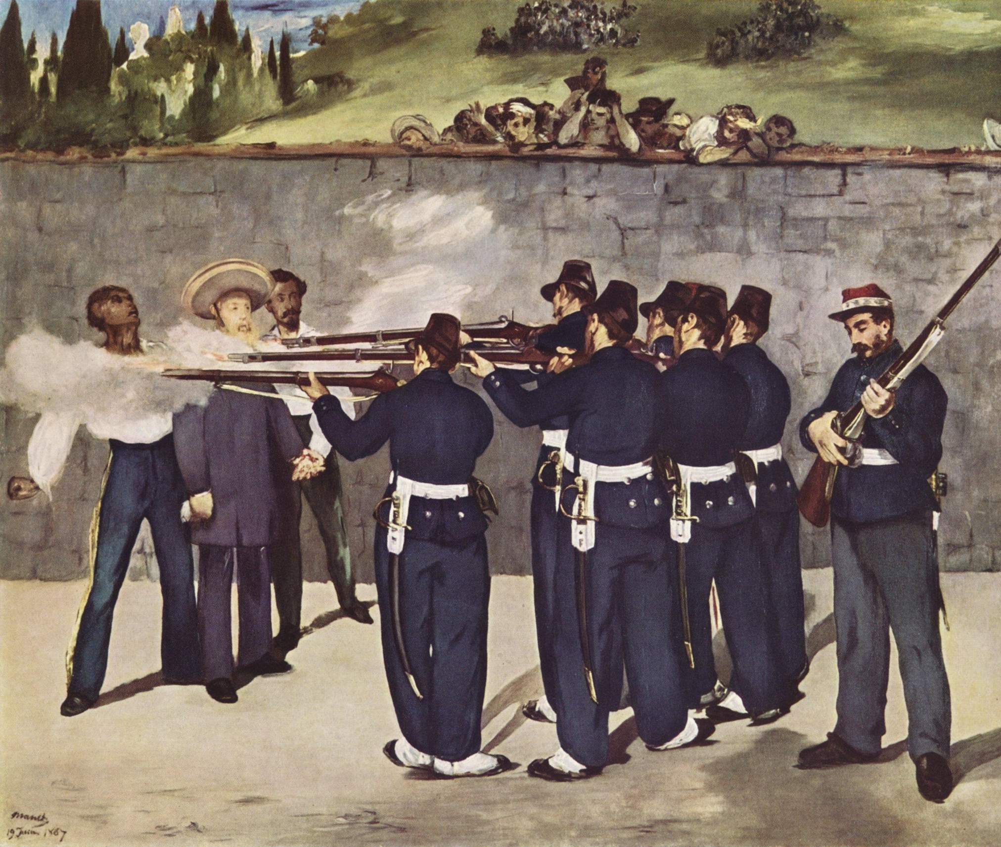 La ejecución de Maximiliano (Manet) - Wikipedia, la enciclopedia libre