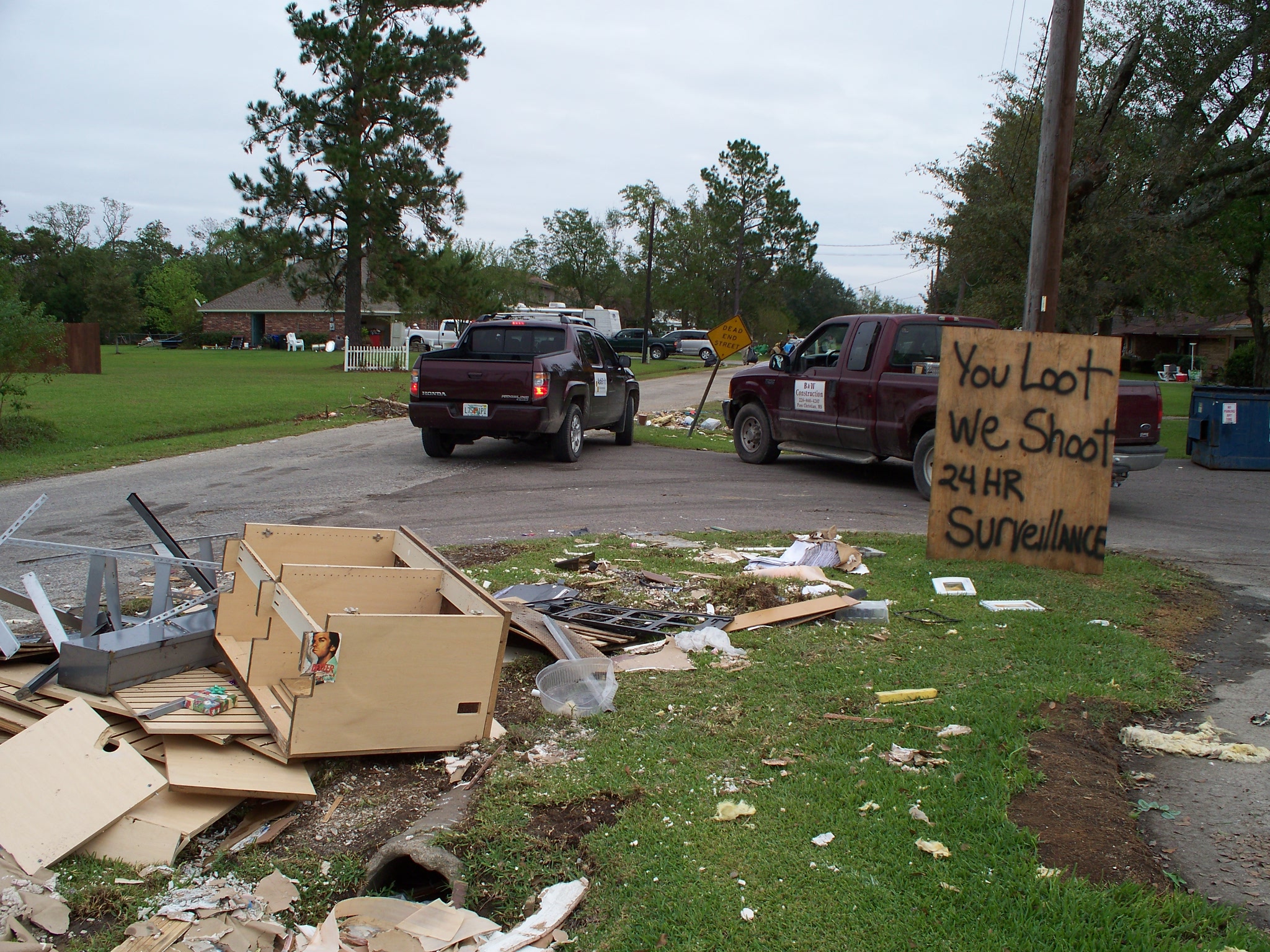 File:Hurricane Ike Bridge City TX You Loot We Shoot.jpg ...