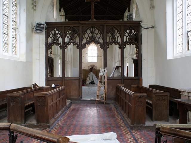 File:Interior of the Church of All Saints, Croft (geograph 2342507).jpg