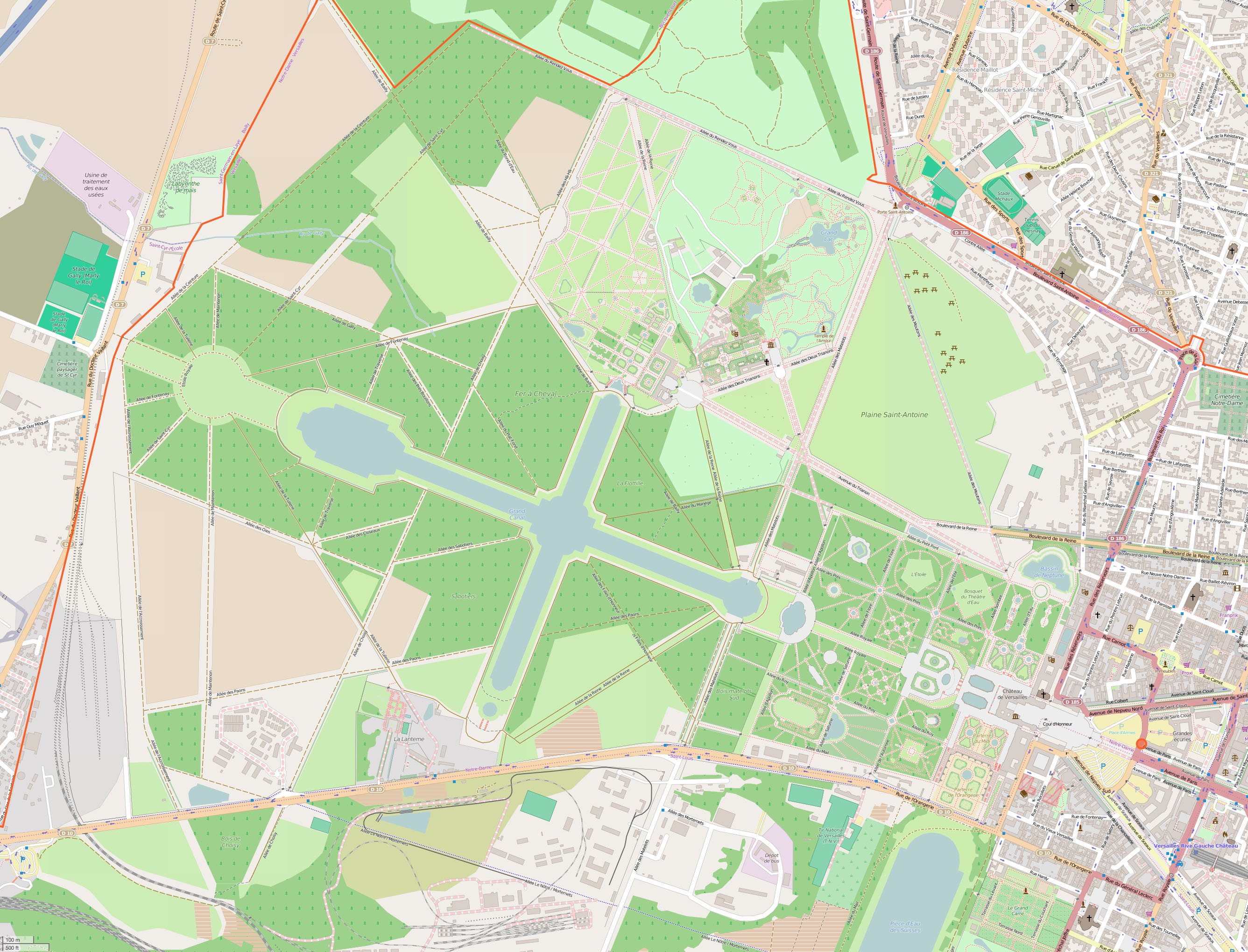 File Map Parc Du Chateau De Versailles Jpg Wikimedia Commons