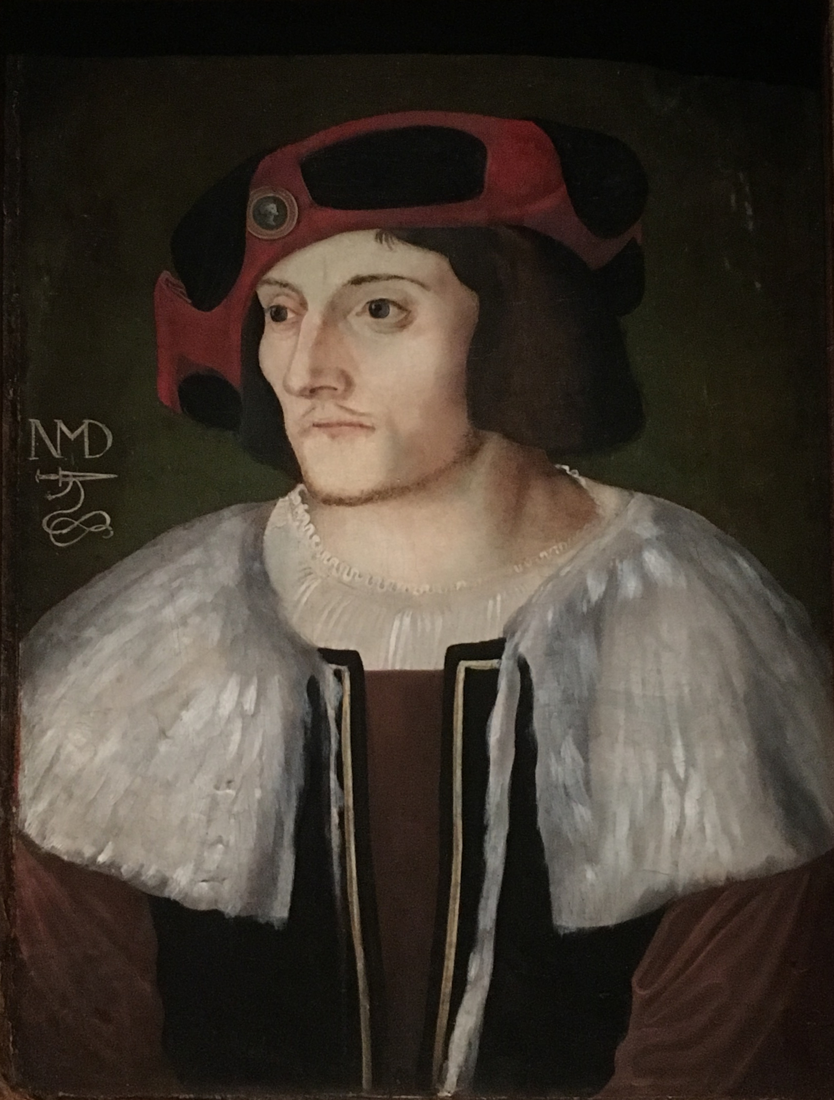 Self-portrait of Niklaus Manuel, c. 1515