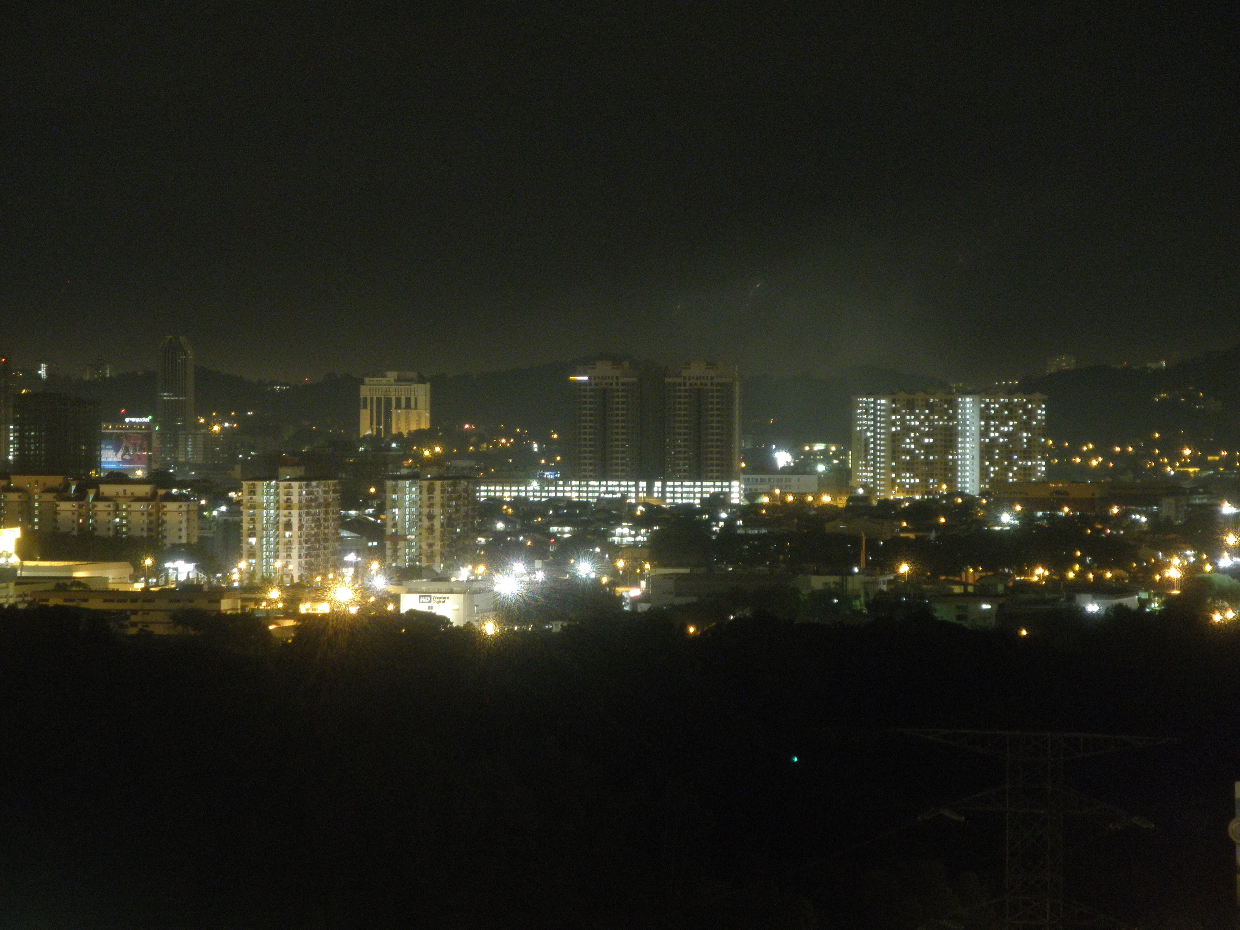 File Petaling  Jaya  Bird s Eye View At Night jpg 