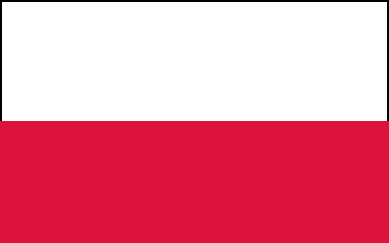 drapeau pologne poland flag Stock Photo