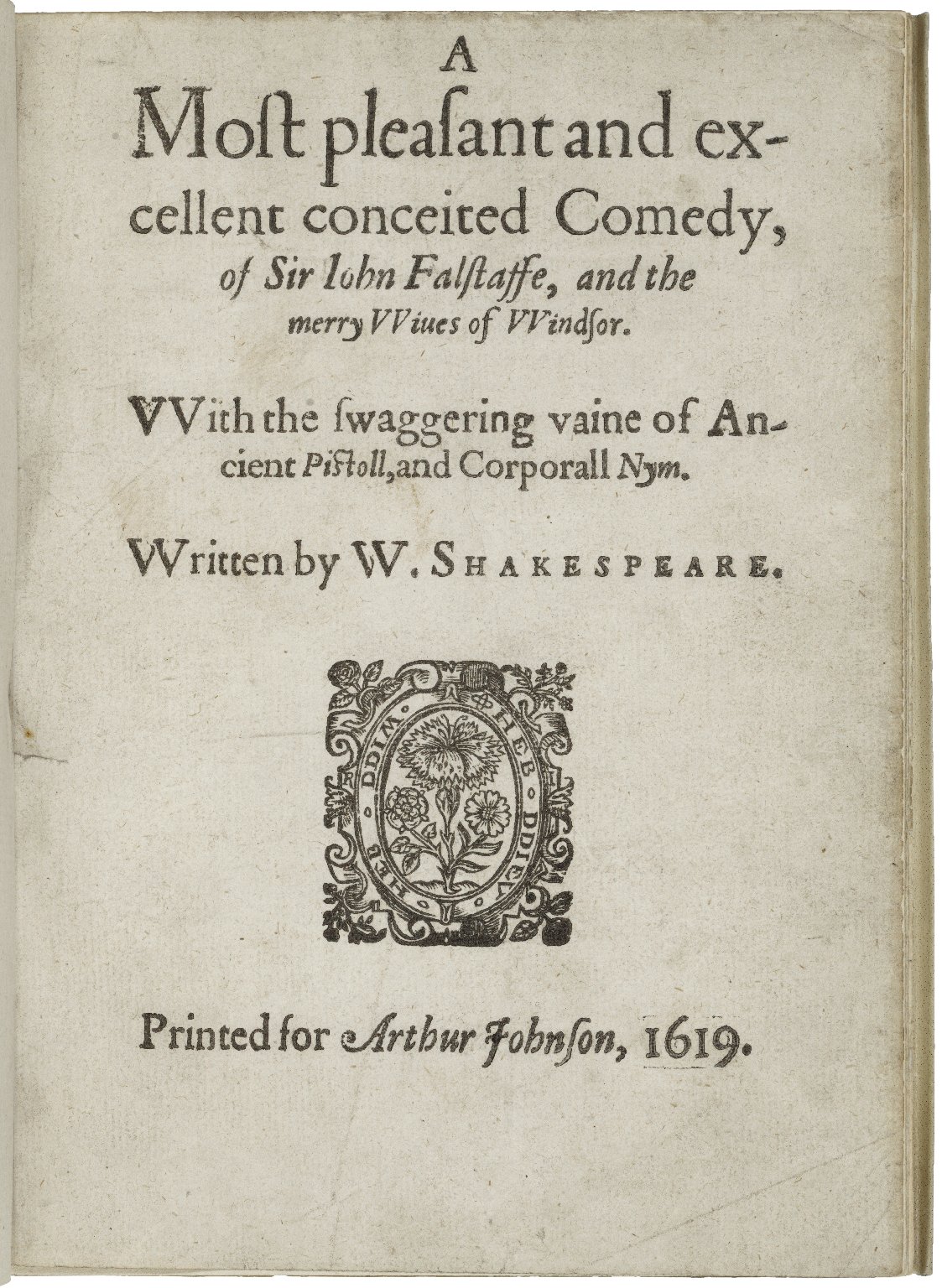 Q2 Title page Merry Wives of Windsor