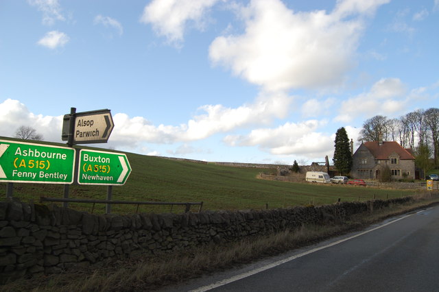 File:Signs on the A515 - geograph.org.uk - 2835620.jpg