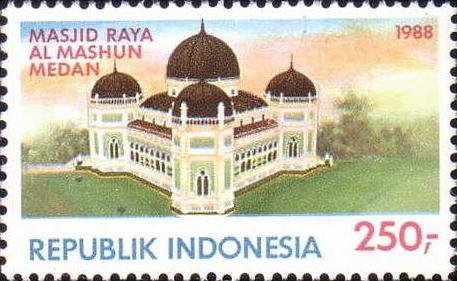 File:Stamp of Indonesia - 1988 - Colnect 256550 - Al Mashun Mosque Medan.jpeg