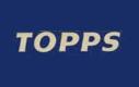 Brand name printed on the merchandise in the 1940s 40s Topps Logo.jpg