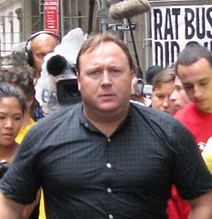 Alex Jones at a 9/11 Truth Movement event in 2007 Alex Jones NY.jpg