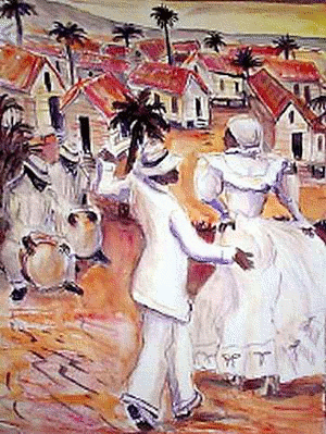 Baile De Loiza Aldea by Antonio Broccoli Porto
