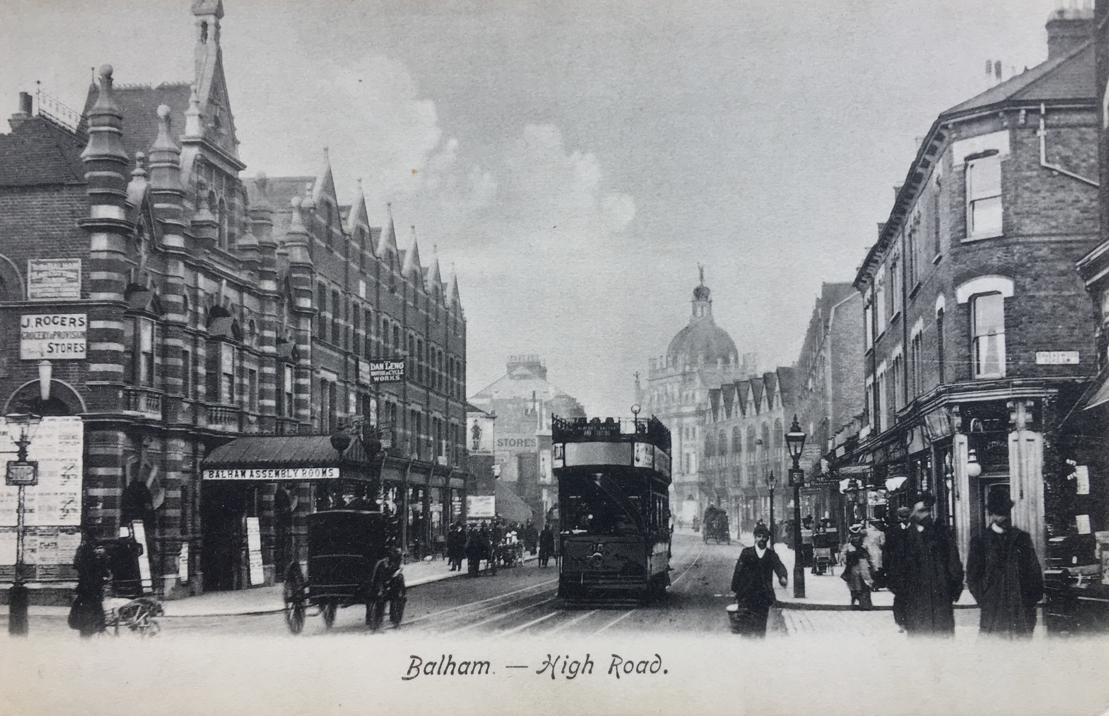 File Baltham High Road Circa 1900 Jpg Wikipedia