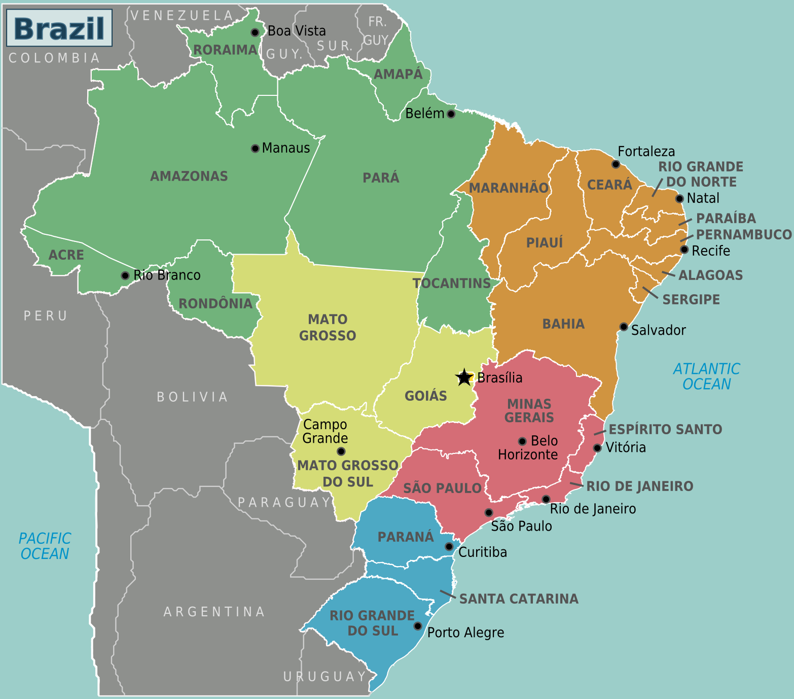 Regions of Brazil - Wikipedia