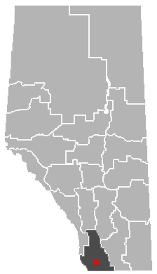 File:Hill Spring, Alberta Location.png