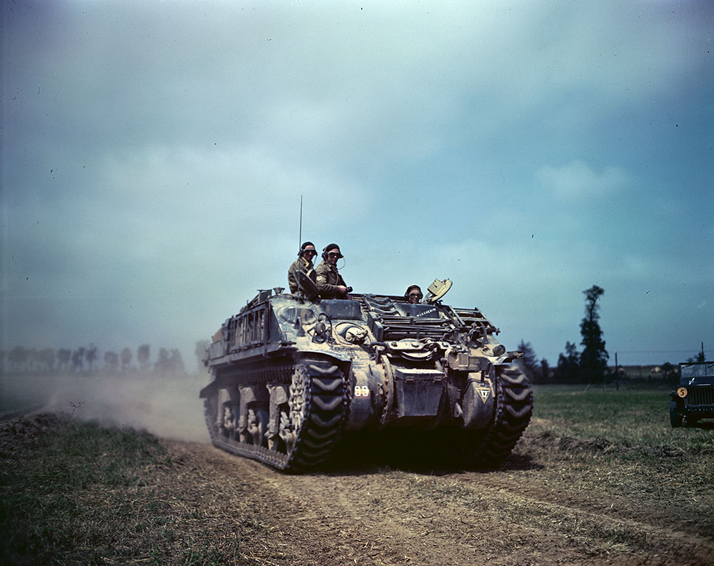 Sherman tank repurposed for logging : r/pics