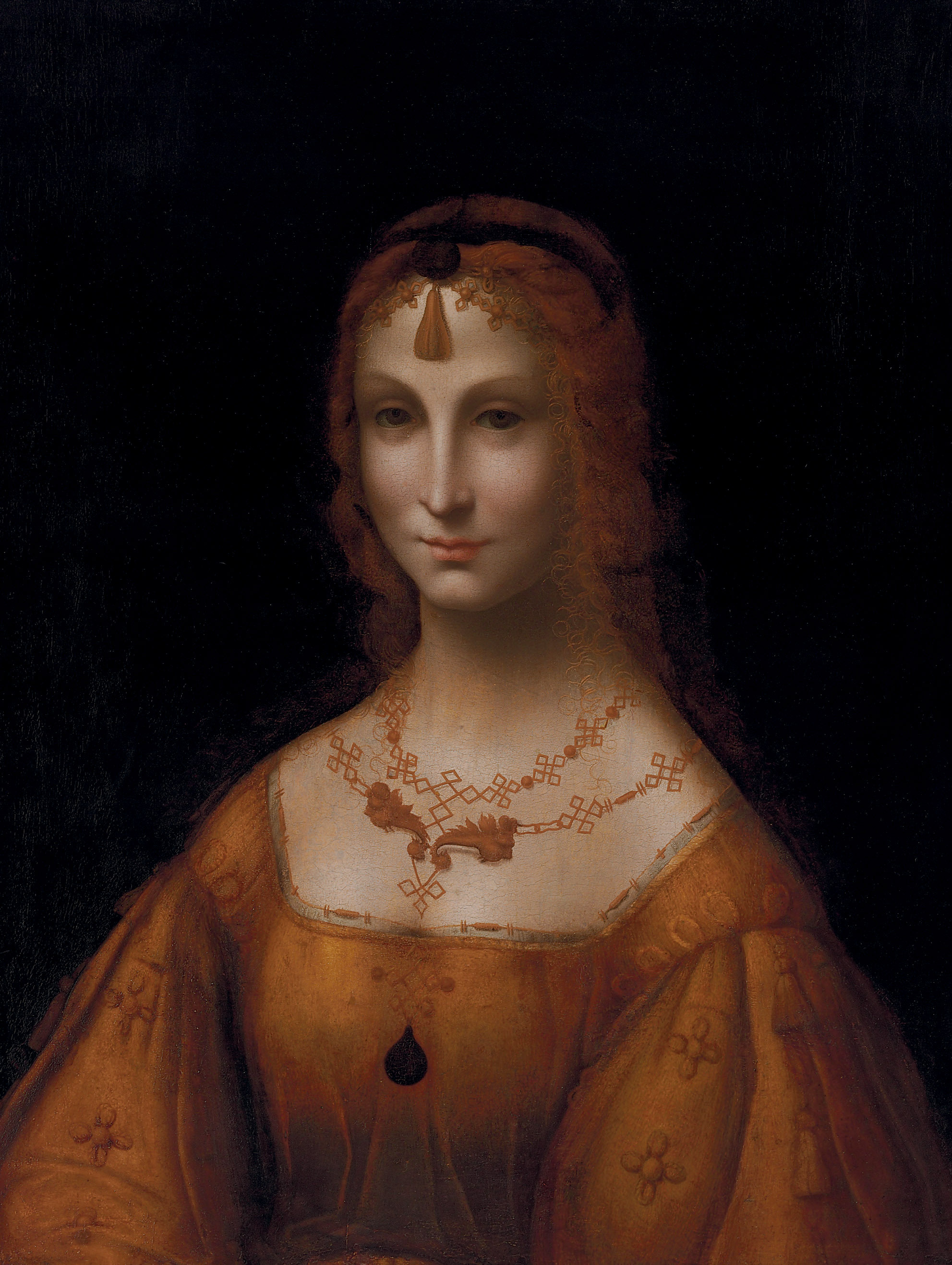 Малоизвестная Дама в манере Леонардо да Винчи в Эрмитаже