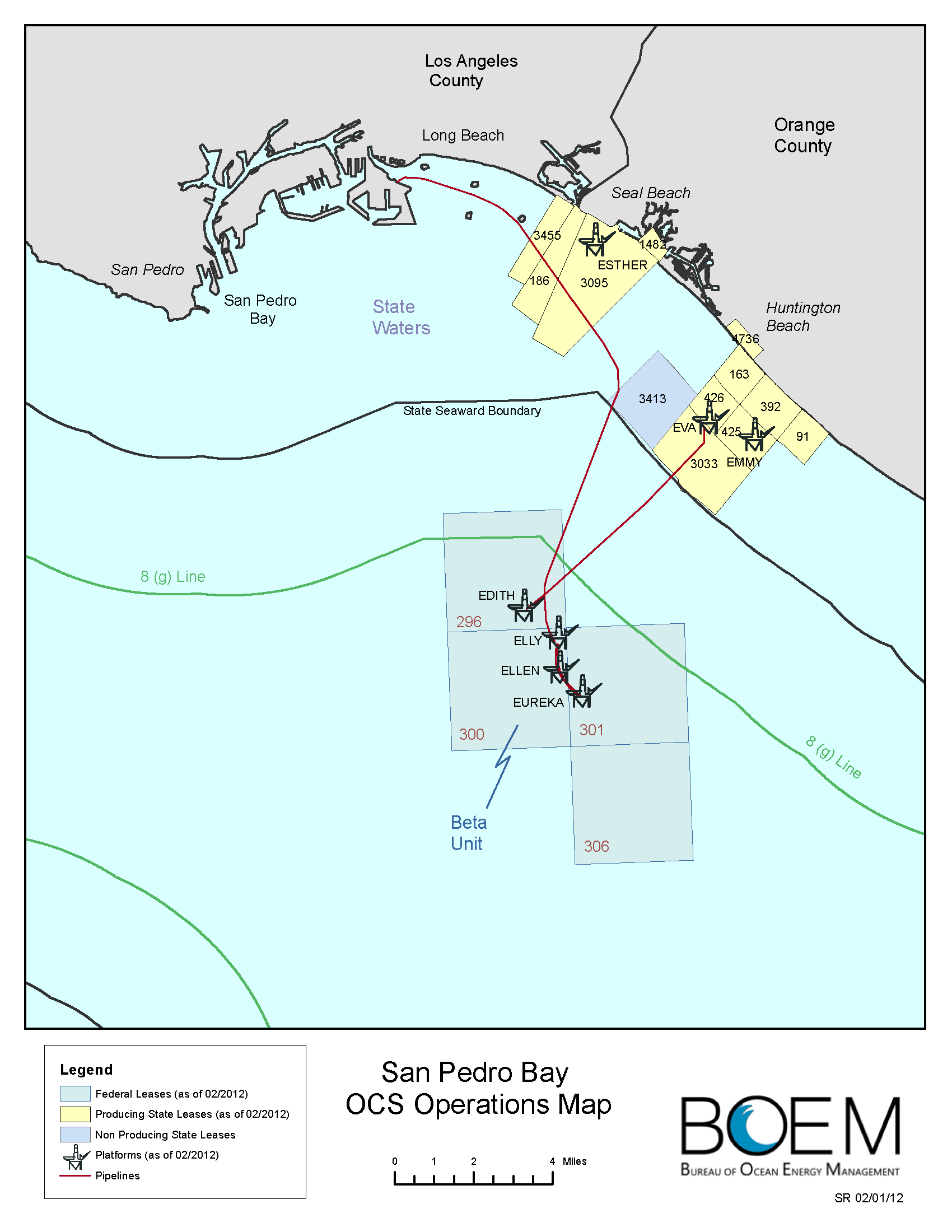 Map Of Off Shore Oil Rigs California | David Simchi-Levi