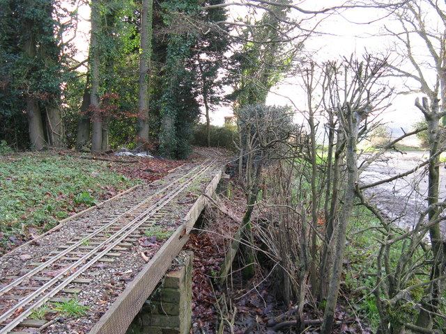 File:Miniature railway alongside track to Forest Farm - geograph.org.uk - 1621134.jpg