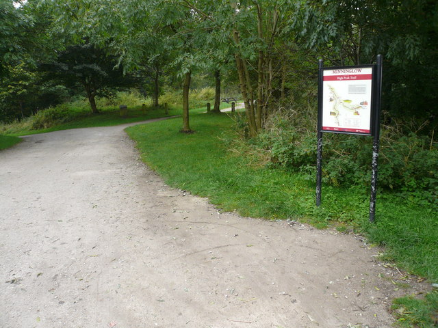 File:Minninglow Car Park leading onto the High Peak Trail - geograph.org.uk - 563812.jpg