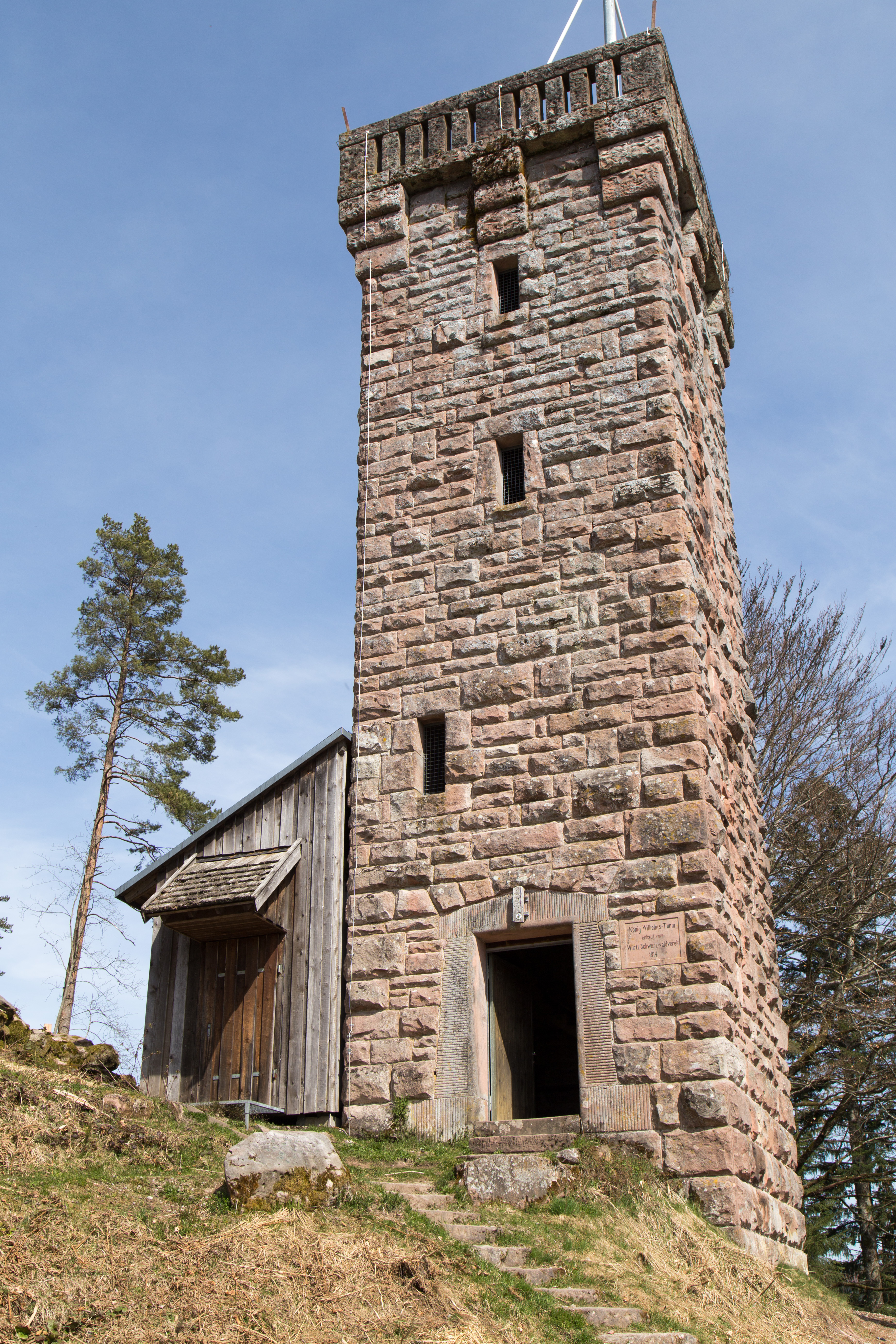 Rinkenturm (König-Wilhelms-Turm) am Rinkenkopf bei Baiersbronn im Nordschwarzwald