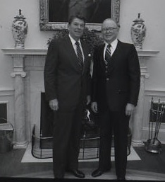 Ronald Reagan and John H. Reed 1982.jpg