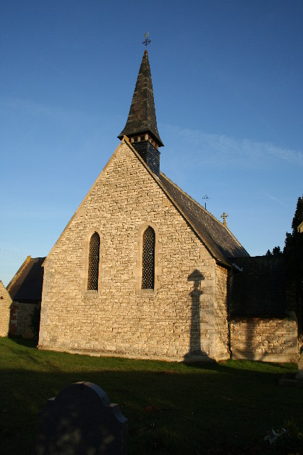 Church at Thompson's Bottom, Temple Bruer St.John's church, Temple Bruer, Lincs. - geograph.org.uk - 81372.jpg