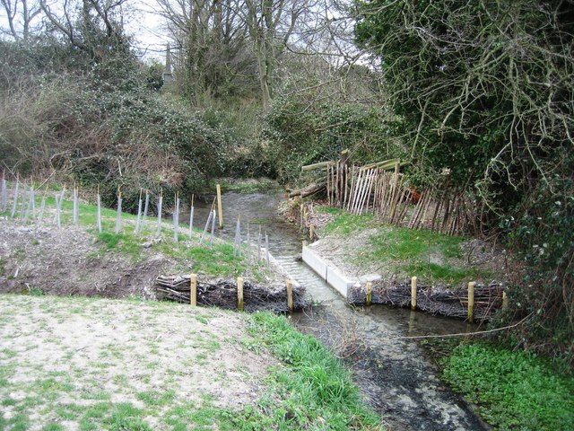 Streams leading out of Nine Wells - geograph.org.uk - 751770.jpg
