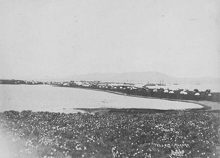 File:Tents along the shore at Teller, Alaska, circa 1906 (AL+CA 2434).jpg