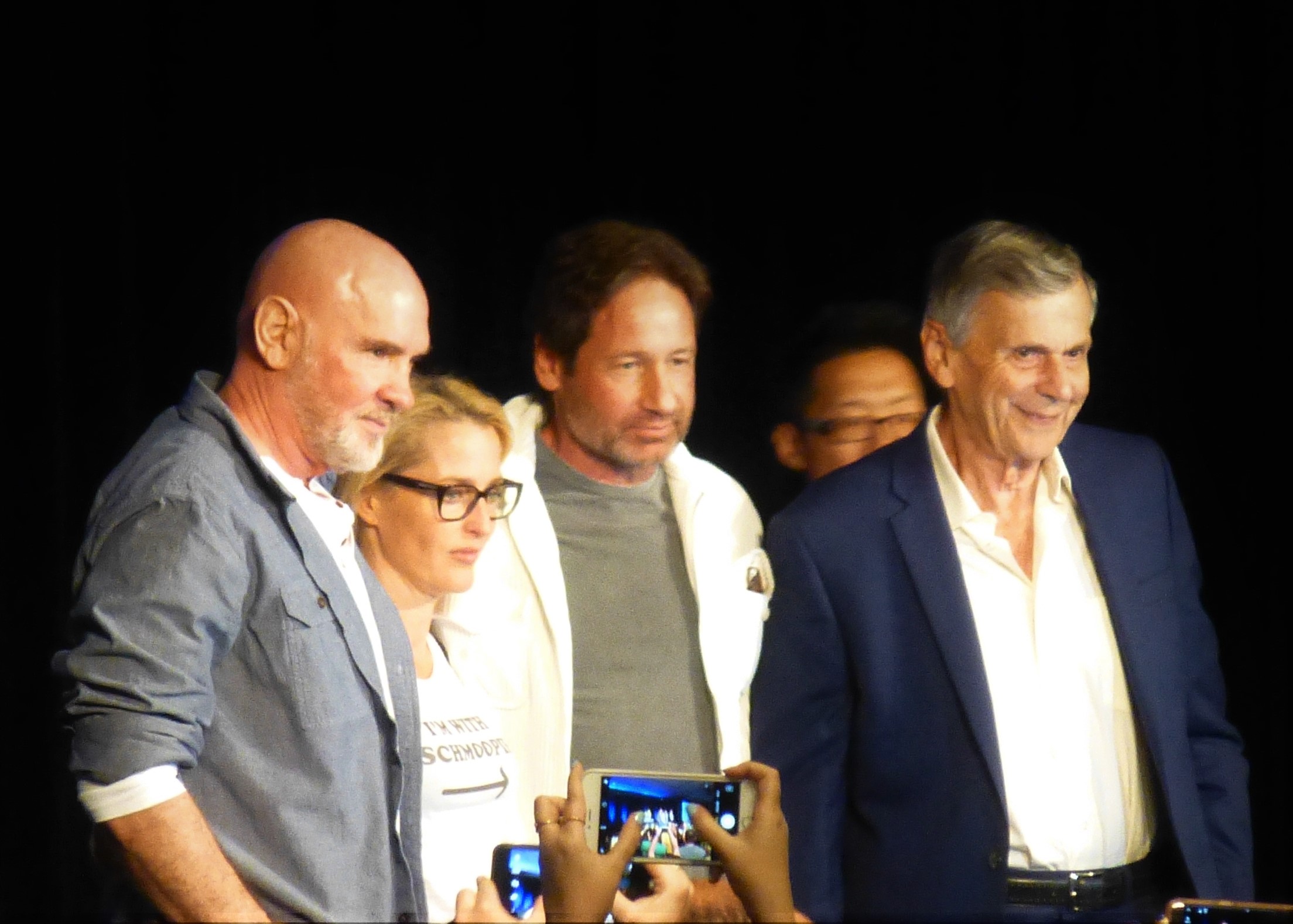 Main cast members (''from left to right'') [[Mitch Pileggi