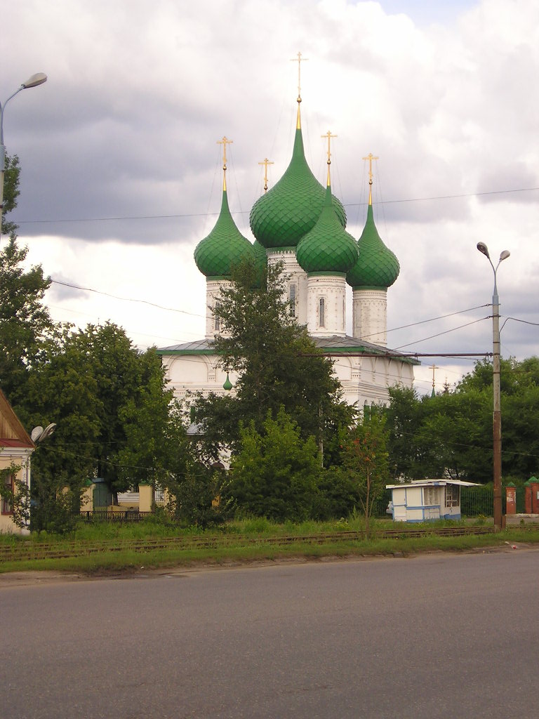 Церковь Николы мокрого с колокольней Ярославль