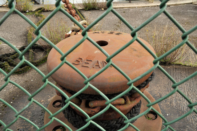 File:"EJ Bean" bollard, Belfast (1) - geograph.org.uk - 2604908.jpg