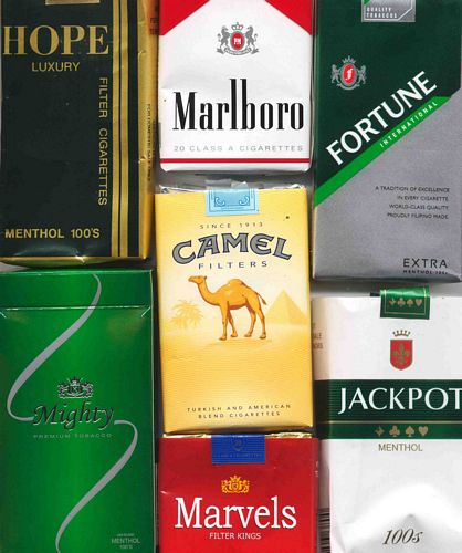 cigarette brand names