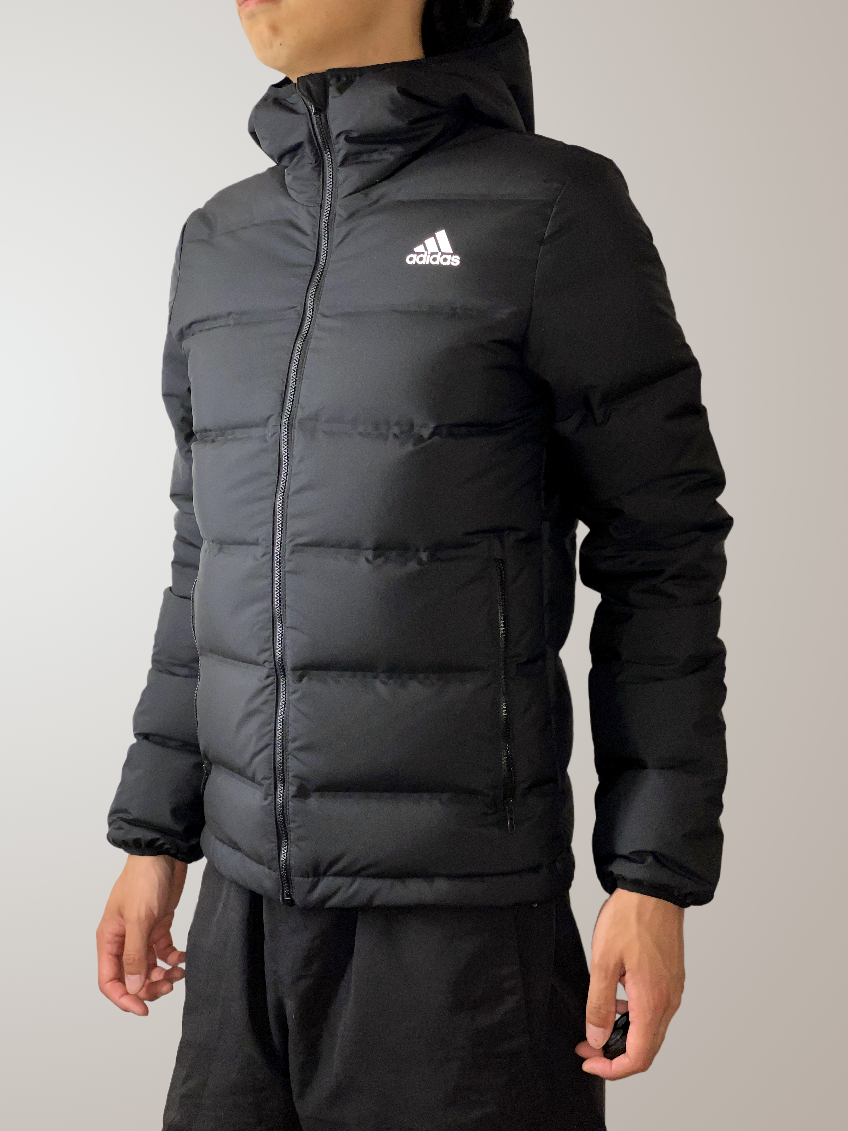 Adidas Men Jackets Padded Hooded Puffer Jacket