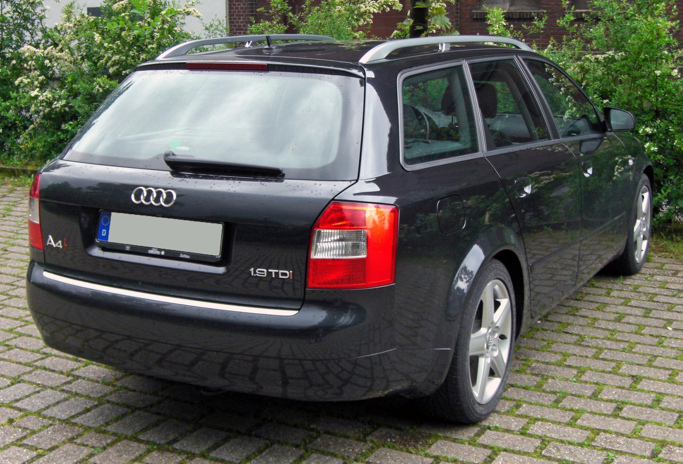 File:Aud A4 B6 Avant 1.9 TDI 20090526 rear.JPG - Wikimedia Commons