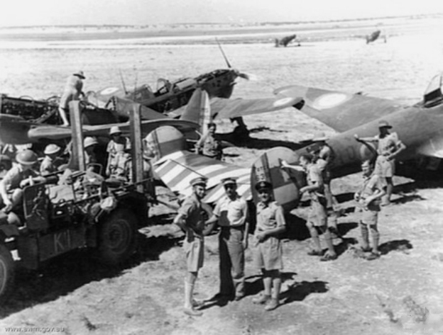 File:Captured French aircraft Syria 1941.jpg