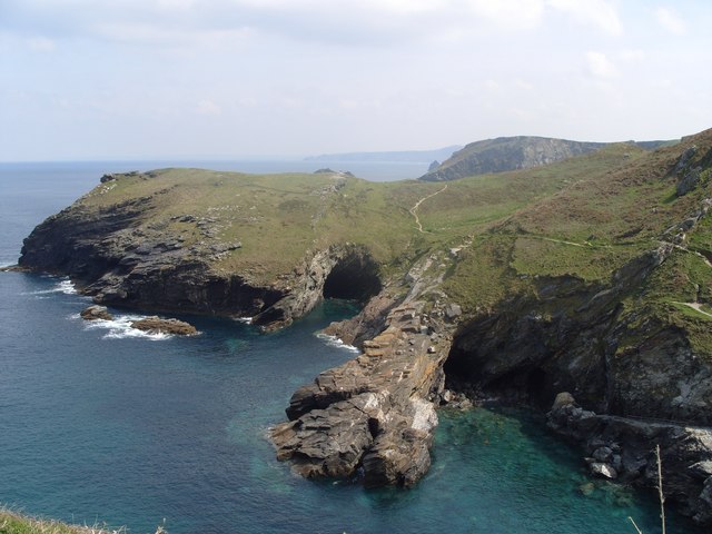 File:Coastline at Tintagel - geograph.org.uk - 1440404.jpg