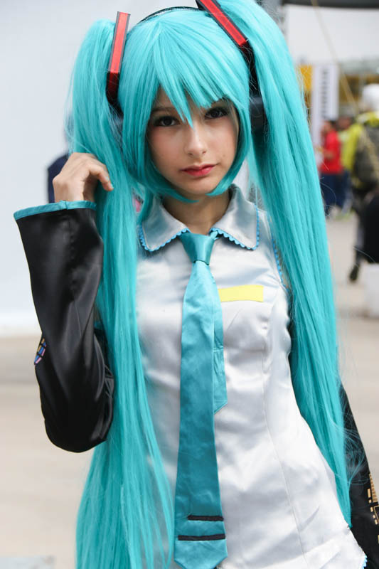 Cosplayer of Hatsune Miku at Anime Friends 20150718