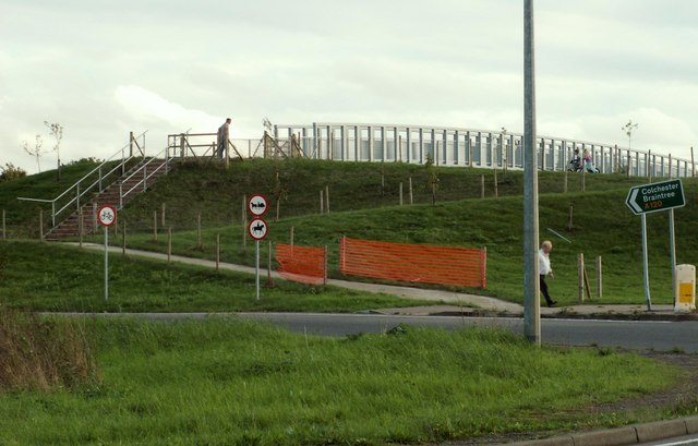 File:Footbridge over A.120, near Rayne, Essex - geograph.org.uk - 252696.jpg