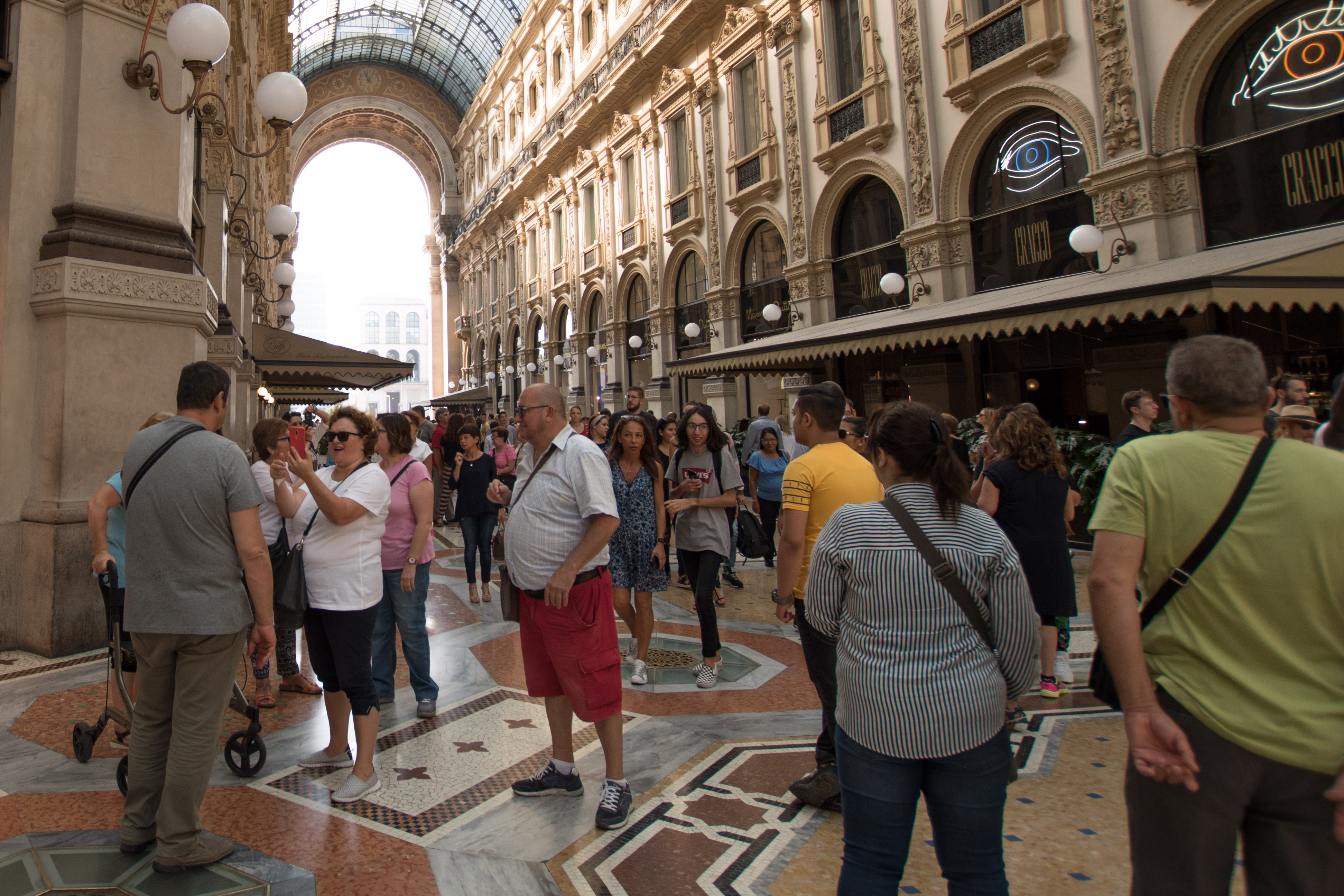 Passeggiata in galleria vittorio