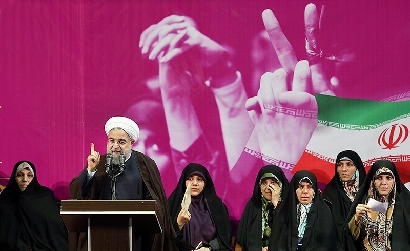 File:Hassan Rouhani women rally at Shahid Shiroudi Hall 06.jpg