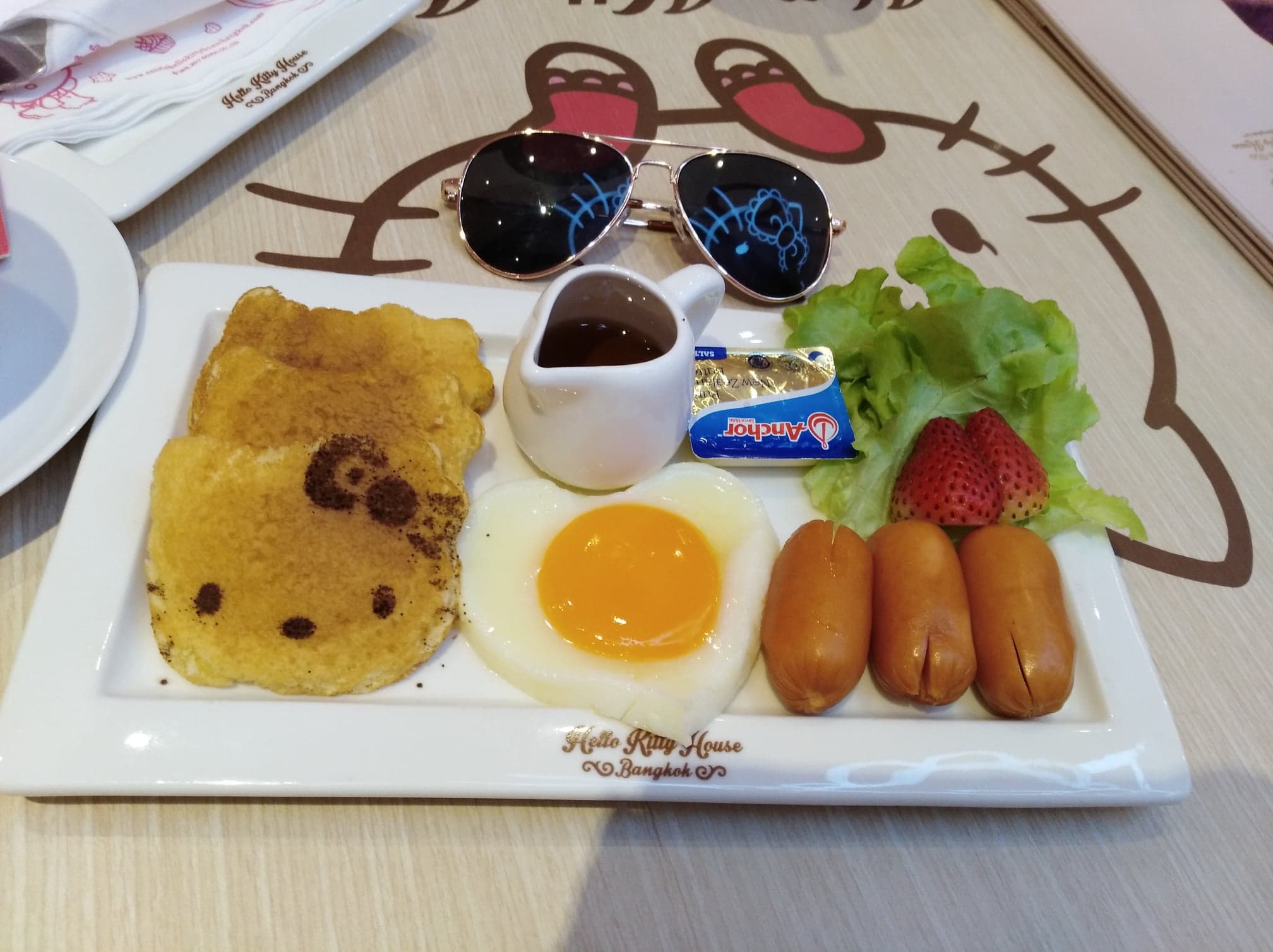 Hello breakfast. Сет завтрак. Завтрак hello Kitty всё открыто.